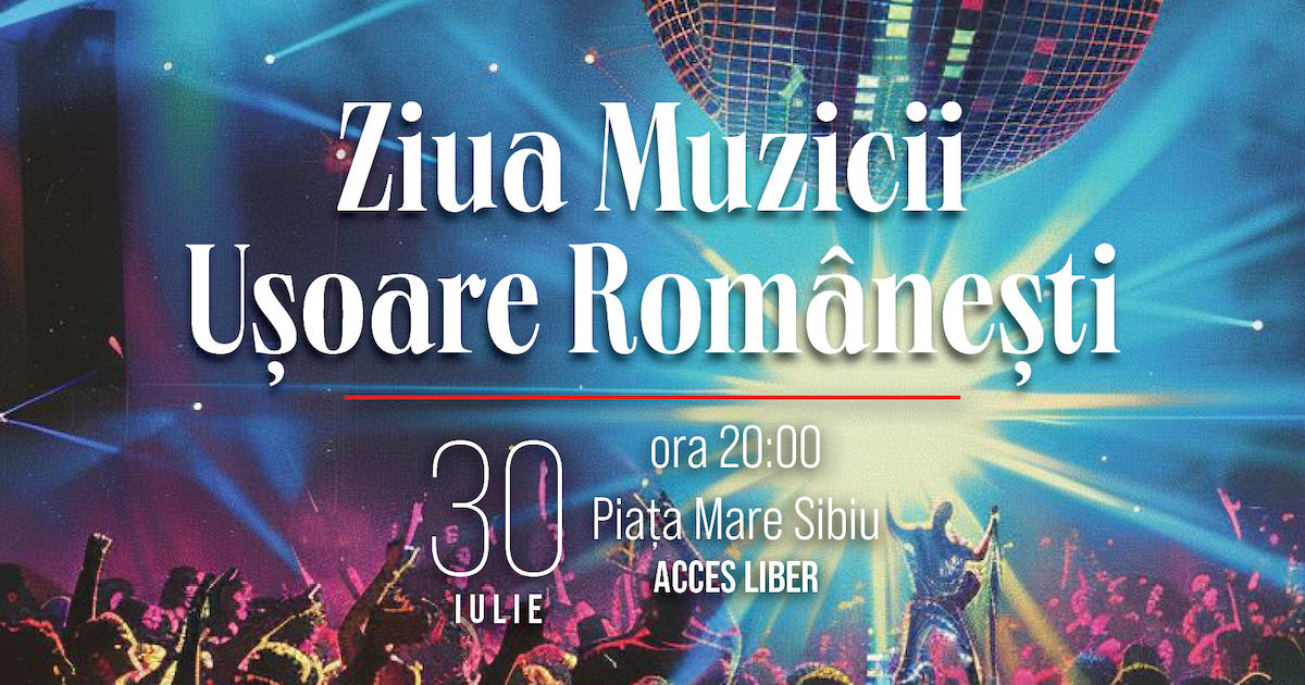 Seară de excelență a muzicii ușoare românești la Sibiu