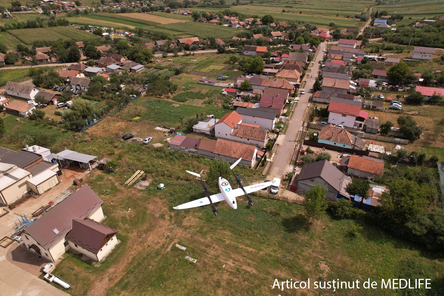 MedLife folosește dronele pentru a transporta analize BTS recoltate la Electric Castle, oferind astfel tinerilor rezultatele în aceeași zi, direct în aplicație