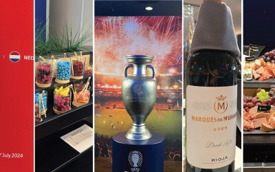 FOTO VIDEO Cum arată salonul VIP de la meciul România – Olanda. DJ, miel înăbușit, vinuri din Spania și Franța. La finalul partidei se servesc sarmale