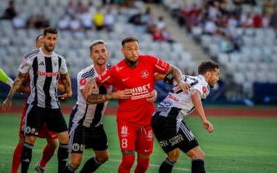 F.C. Hermannstadt, învinsă cu 3-1 de U Cluj. Scorul meciului a fost decis în primele 40 de minute