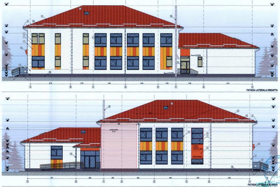Școală nouă în Copşa Mică. „Proiectul cuprinde lucrări de demolare ale actualei școli și construirea unei clădiri noi formate din parter şi etaj”