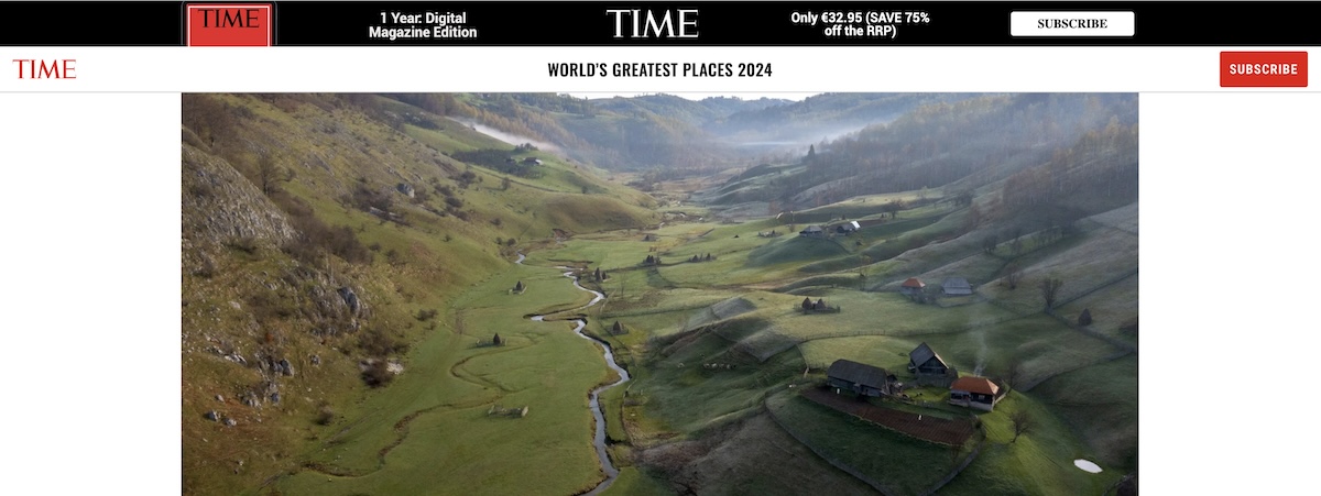 Elogiu în revista Time pentru Via Transilvanica: ”Sate săsești de basm precum Biertan” și ”una dintre cele mai mari expoziții de sculptură în aer liber din lume”