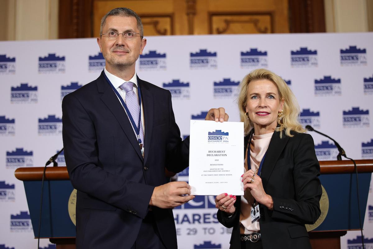 Dan Barna, vicepreședinte Camera Deputaților: „Declarația de la București a Adunării Parlamentare a OSCE a fost adoptată cu o foarte largă majoritate”