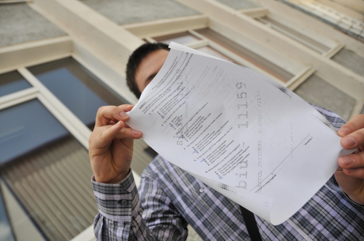 S-au depus peste 800 de contestaţii în Sibiu, după examenul de Bacalaureat. Cele mai multe sunt la Limba şi literatura română