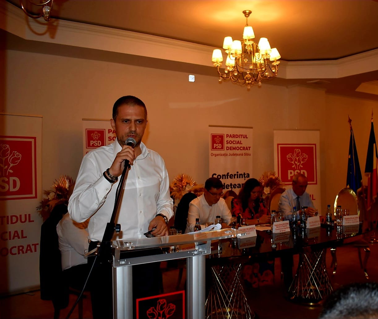 Bogdan Trif, reales președinte al PSD Sibiu. A fost singurul candidat