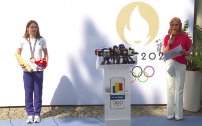 Gimnasta Ana Bărbosu a primit medalia de bronz câştigată la Paris în urma deciziei TAS