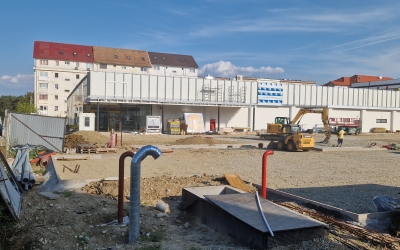 Noul Lidl din Valea Aurie este aproape de finalizare. Inaugurarea ar putea avea loc luna viitoare