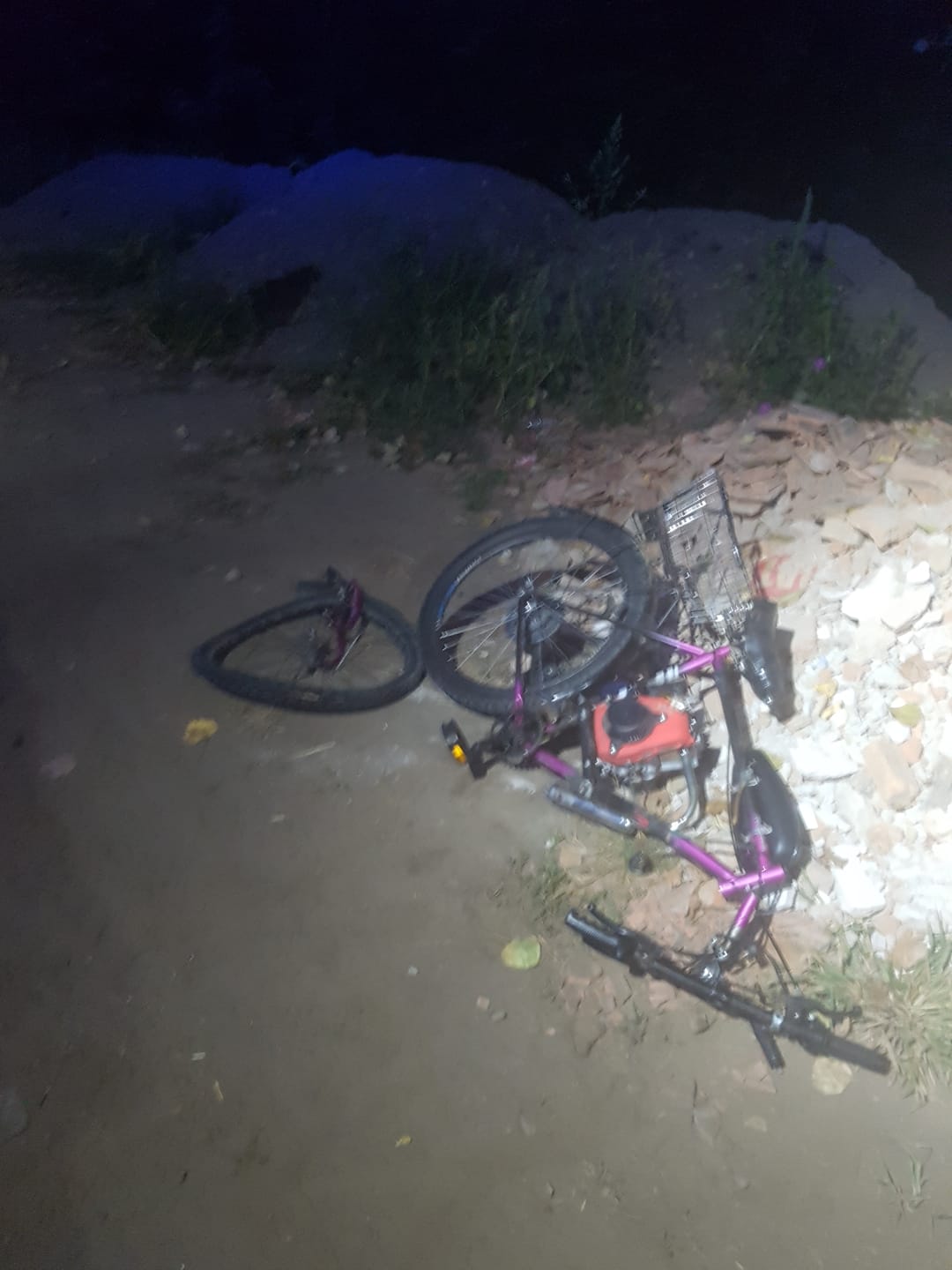 Accident între Curciu și Dârlos: un biciclist a ajuns la spital. A fost lovit de un autoturism care a intrat pe sensul opus