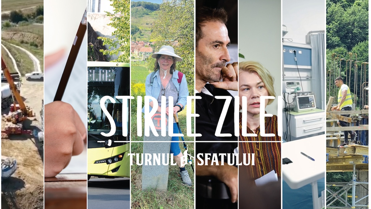 Știrile zilei: Anul viitor am putea merge pe 3 din cele 5 tronsoane ale autostrăzii Sibiu – Pitești și Ambasadoarea SUA s-a întâlnit cu ursul pe la noi