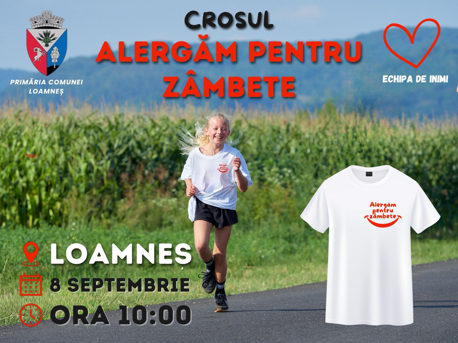 Crosul „Alergăm pentru zâmbete” deschide festivalul „Lichiul de Poveste” de la Loamneș