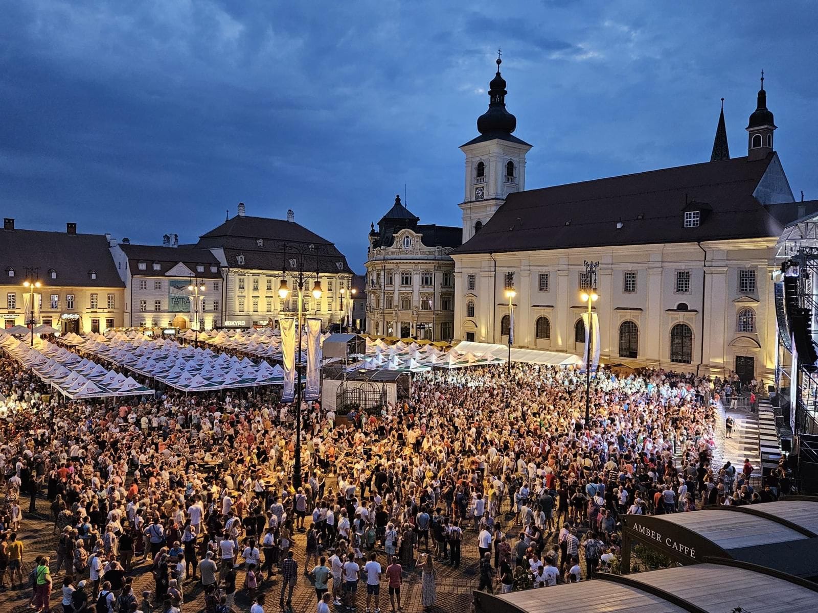 Zero furturi în weekend în municipiul Sibiu. În centru au fost evenimente cu zeci de mii de participanți