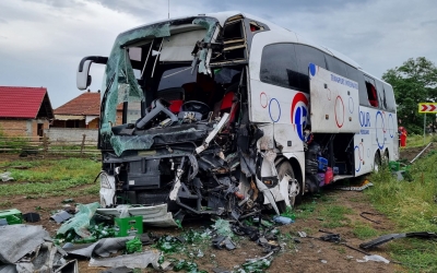 Șoferul autocarului rănit grav în accidentul de la Porumbacu de Jos a fost externat după o lună de spitalizare