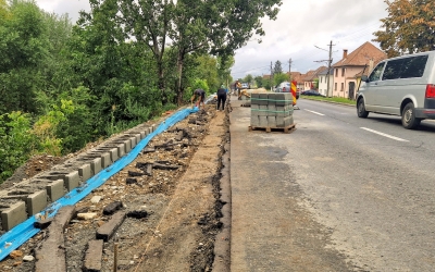 Noua pistă de biciclete către Rășinari va fi asfaltată în toamnă. „Am avansat destul de bine”