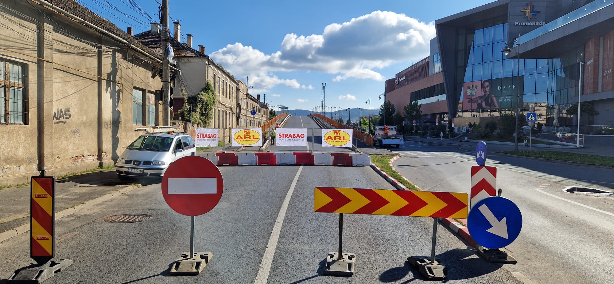 De ce a trecut mașina cu primarul Sibiului peste închisul Pod al Gării: „A verificat personal modul de închidere”