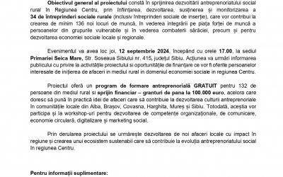 Comunicat de presă