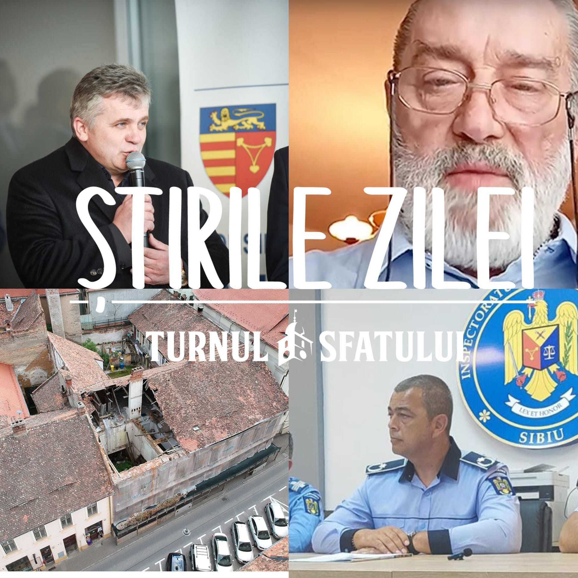 De la monumente care intră în reabilitare, la doctori care au refuzat bani. Știrile zilei de marți, de la Sibiu