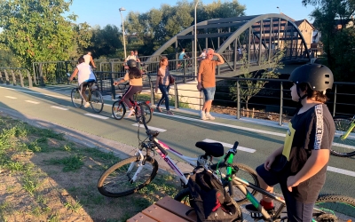 La Sibiu, cultura bate infrastructura. De ce renunță elevii să meargă cu bicicleta?