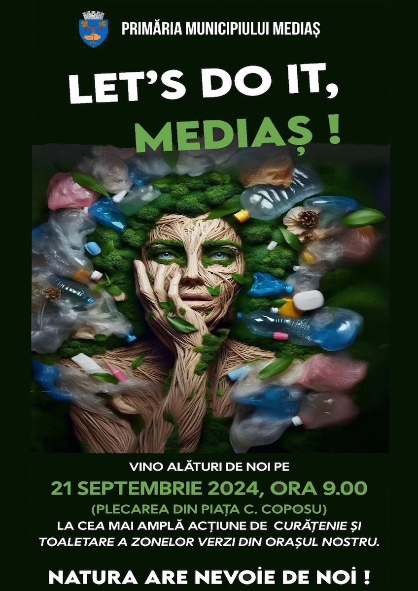 Primăria Mediaș este din nou prezentă la evenimentul „Let’s Do It, România“