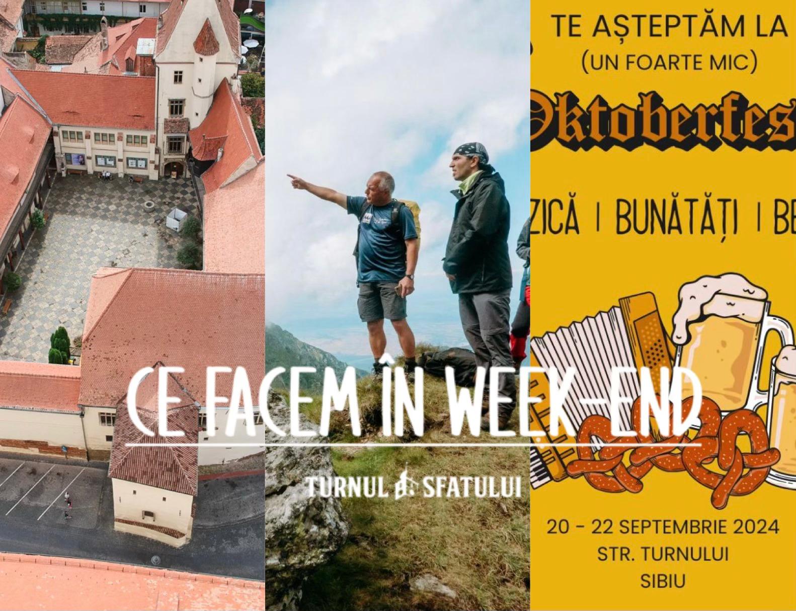 Ce facem în weekend? „Un foarte mic Oktoberfest”, petreceri SCAF, turul școlilor pe bicicletă, Zilele europene ale patrimoniului, plimbări cu mocănița