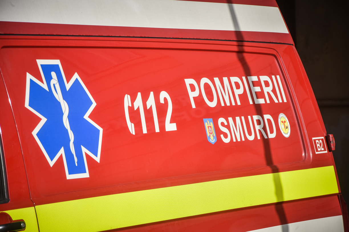 Accident în Mediaș. Un șofer nu a păstrat distanța de siguranță