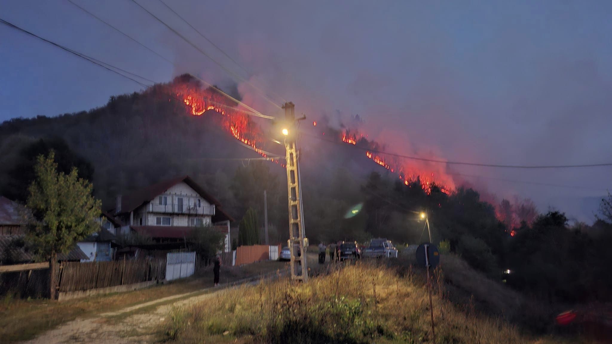 O femeie de 61 de ani, cercetată penal pentru declanşarea incendiului de vegetaţie din Racoviţa