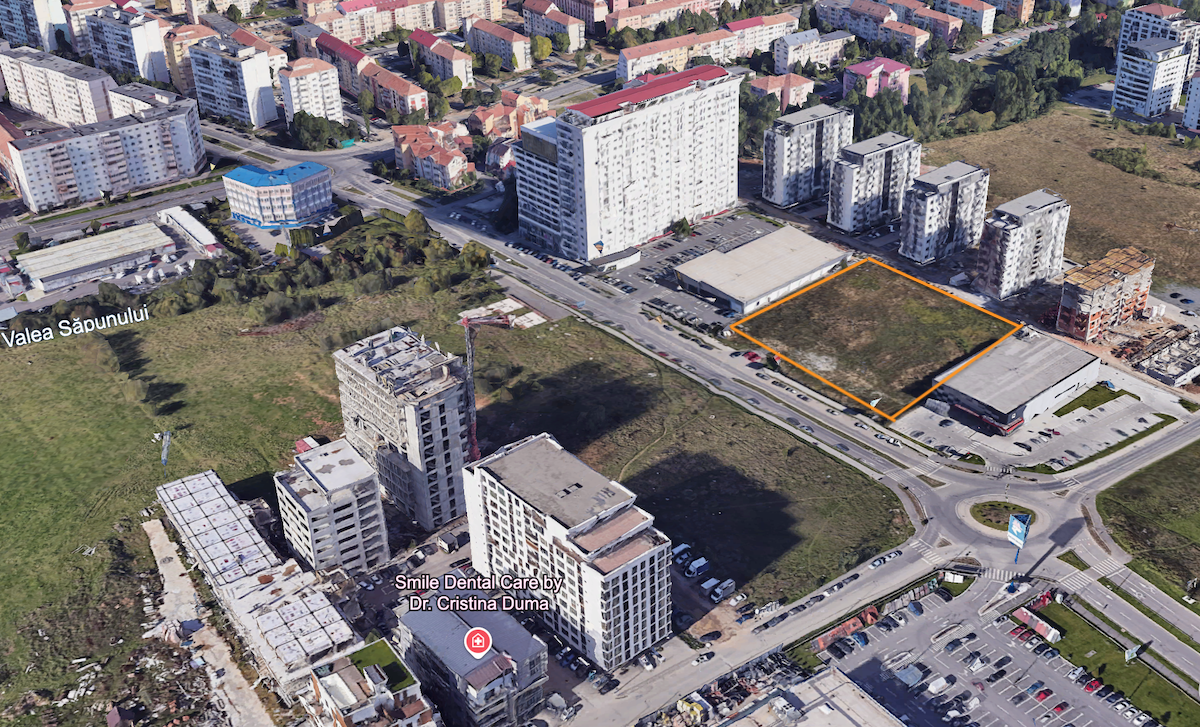 Investiție într-un centru comercial pe prelungirea Mihai Viteazul, între Lidl și Mega Image, oprită din cauza instabilității economice. „Să vedem cum va evolua piața”