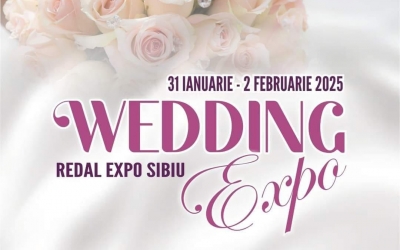Peste 90 de expozanți din industria de evenimente, prezenți la Wedding Expo Sibiu 2025. Evenimentul începe în 31 ianuarie