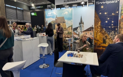 Primarul Dominic Fritz despre participarea Sibiului, Timișoarei și Oradiei la Târgul de turism de la Viena: ”Azi e prima zi de târg, puhoi de lume”