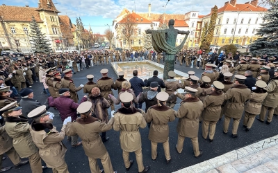 Mica Unire la Sibiu: Fără studenții AFT, autoritățile nu strângeau nici de o horă mică