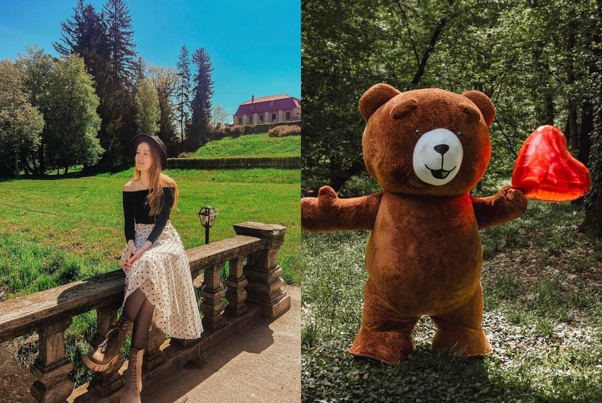 O tânără din Sibiu, actriță și profesoară de teatru, și-a deschis afacere cu mascote. „Cel mai mare urs are 2,6 metri, motiv pentru care nu poate trece neobservat la niciun eveniment”