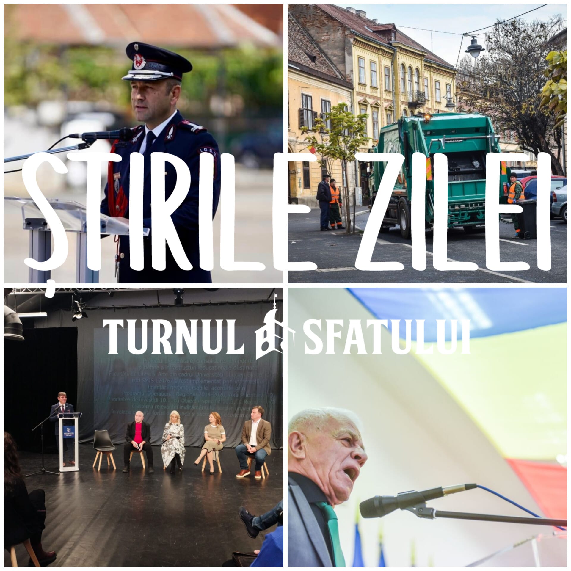 Știrile zilei de joi, de la Sibiu: revoluție, evoluție?