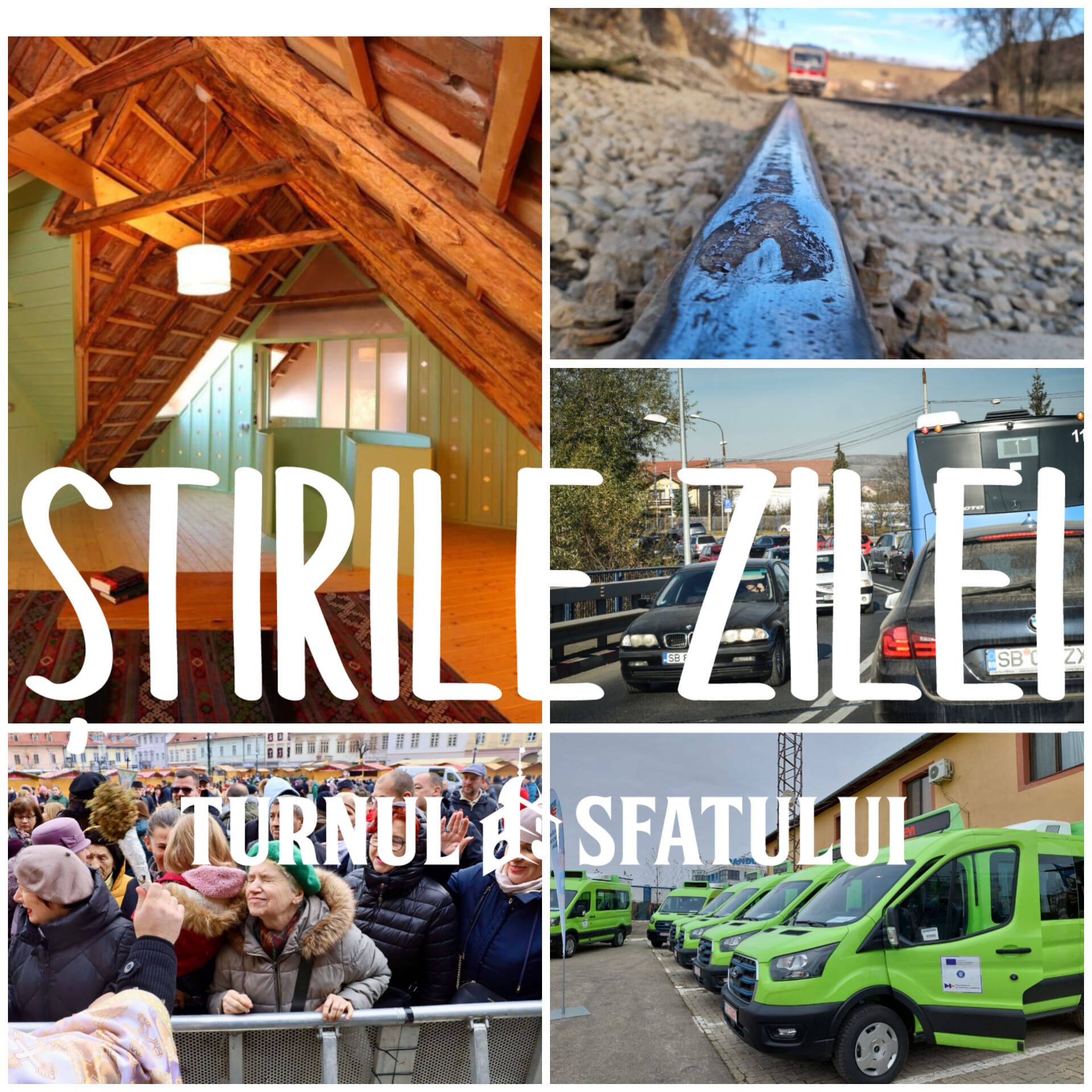 Știrile zilei, de la Sibiu: cât costă cazarea lui Tudor Chirilă în Porumbacu de Sus și cum noua cale ferată către Copșa Mică are șine vechi și sparte