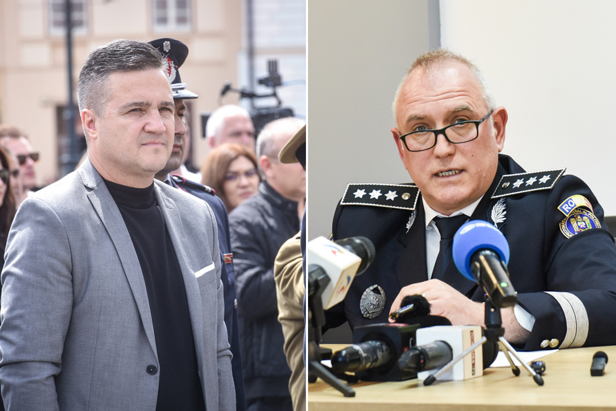Ambii adjuncți ai șefului IPJ Sibiu s-au pensionat în ultima zi a anului 2024