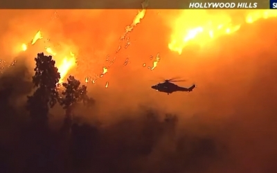 Incendii în California: Autoritățile ordonă evacuarea centrului cartierului Hollywood