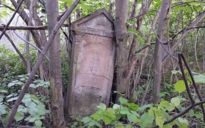 VIDEO - Cimitir în pădure. Zeci de morminte de sute de ani ale sașilor din Richiș stau părăsite printre copaci