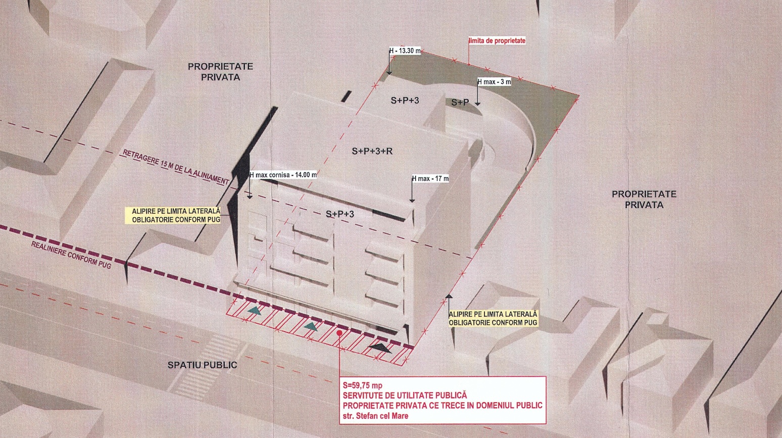 Proiectul blocului de pe str. Ștefan cel Mare va fi reanalizat de Comisia Tehnică a primăriei, în urma „numeroaselor sesizări” din partea sibienilor