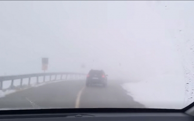 Un nou sector din Transalpina se închide din cauza condițiilor meteo nefavorabile
