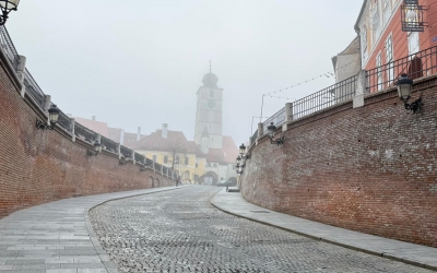 Aproape de îngheț, în Sibiu. Minimă de un grad Celsius în municipiu