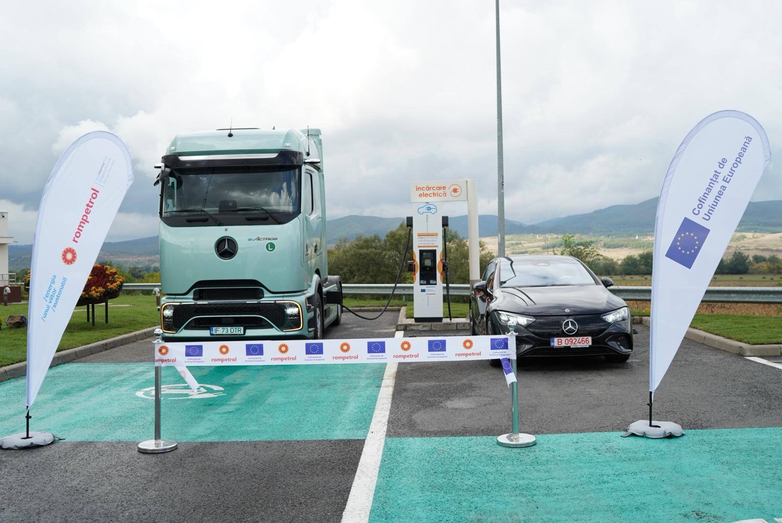 11 stații de încărcare pentru mașinile electrice, deschise între Arad și Sibiu. Stație de încărcare și la Cristian