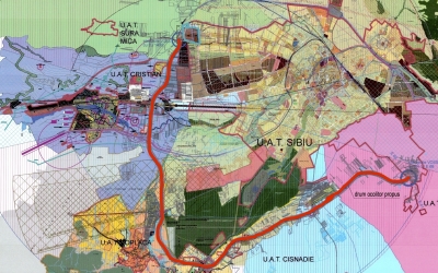 Centura de sud a Sibiului, pe hârtie. Partidul Drept: Proiectarea trebuie să prevadă patru benzi. AUR, întrebare pentru Guvern: Cine a avizat majorarea costurilor, deși proiectul a fost redus la două benzi?