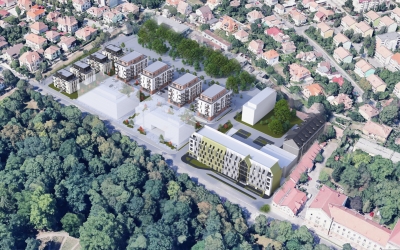 Începe construcția a 68 de apartamente noi și spații comerciale lângă parcul Sub Arini. Compa deschide etapa a II-a din Arsenal Residence