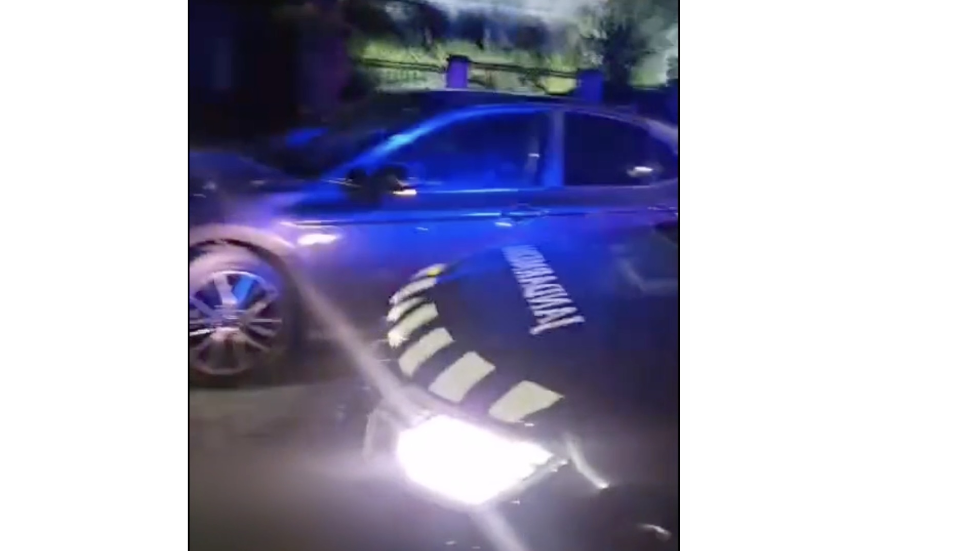 Un șofer drogat a forțat cu mașina intrarea Ambasadei Rusiei din București. A fost oprit de jandarmi