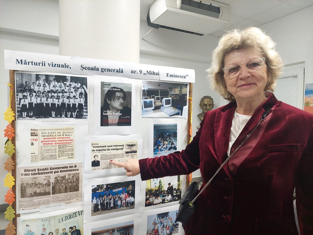 Eugenia Vâlcu, cel mai vechi dascăl al Liceului „Constantin Noica”, cu 35 de ani de predare aici și 42 de carieră: „Știu această școală de la prima cărămidă”