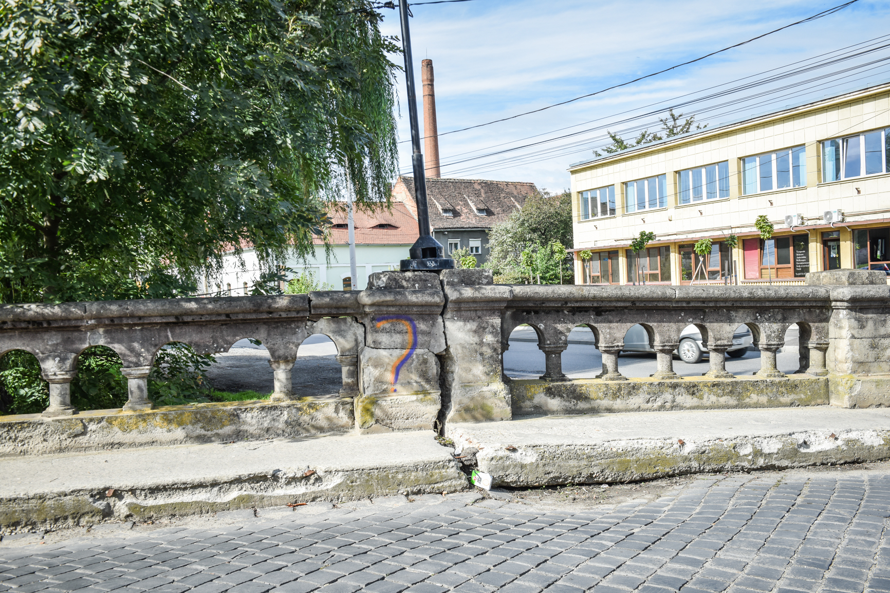 Primăria aproape triplează valoarea proiectului de reparație capitală a podului de piatră Maria Tereza. Lucrările nici n-au început