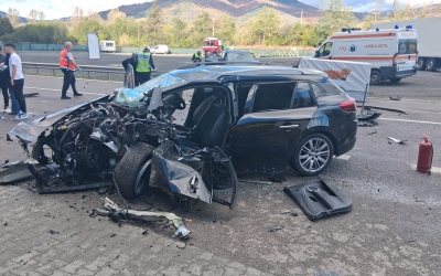 Actualizare. Accident pe Valea Oltului.  Un bărbat de 42 de ani a murit