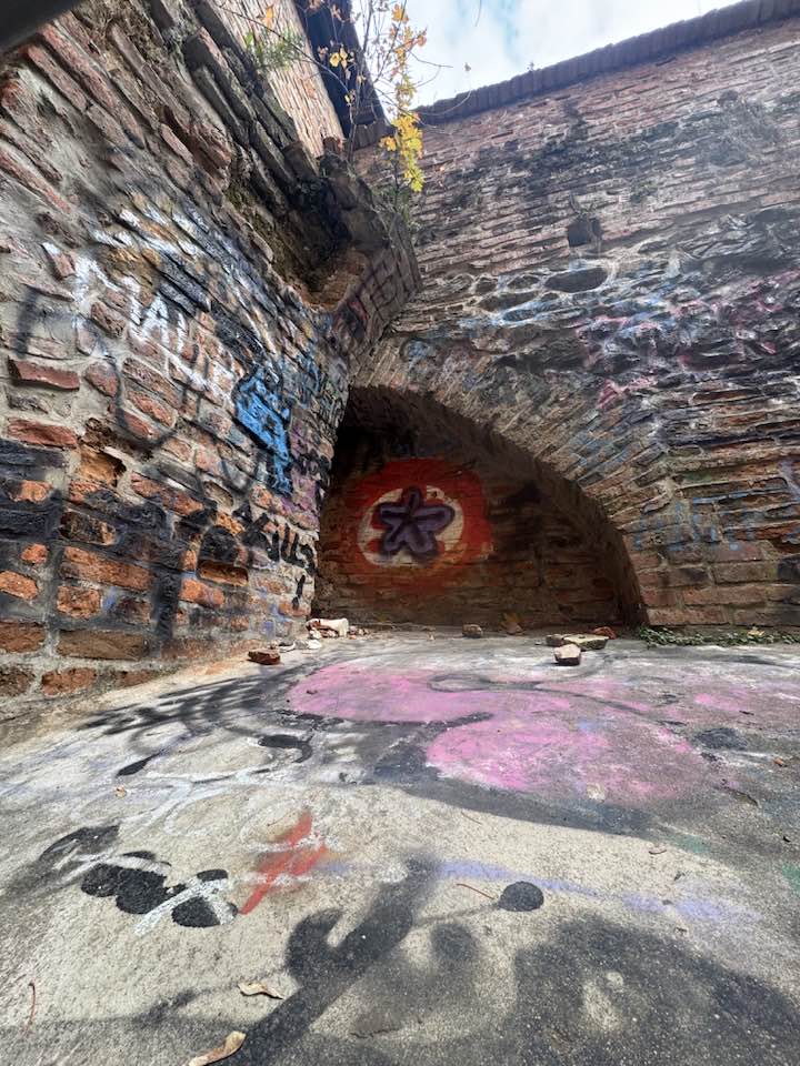 În timp ce Primăria se „laudă” cu o amendă de 6.000 de lei pentru graffiti, zidurile cetății Sibiului sunt pline de mâzgăleli