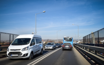 Viaductul de la ieșirea spre Mediaș va costa 15 mil. de euro și va avea benzi reversibile, în funcție de trafic