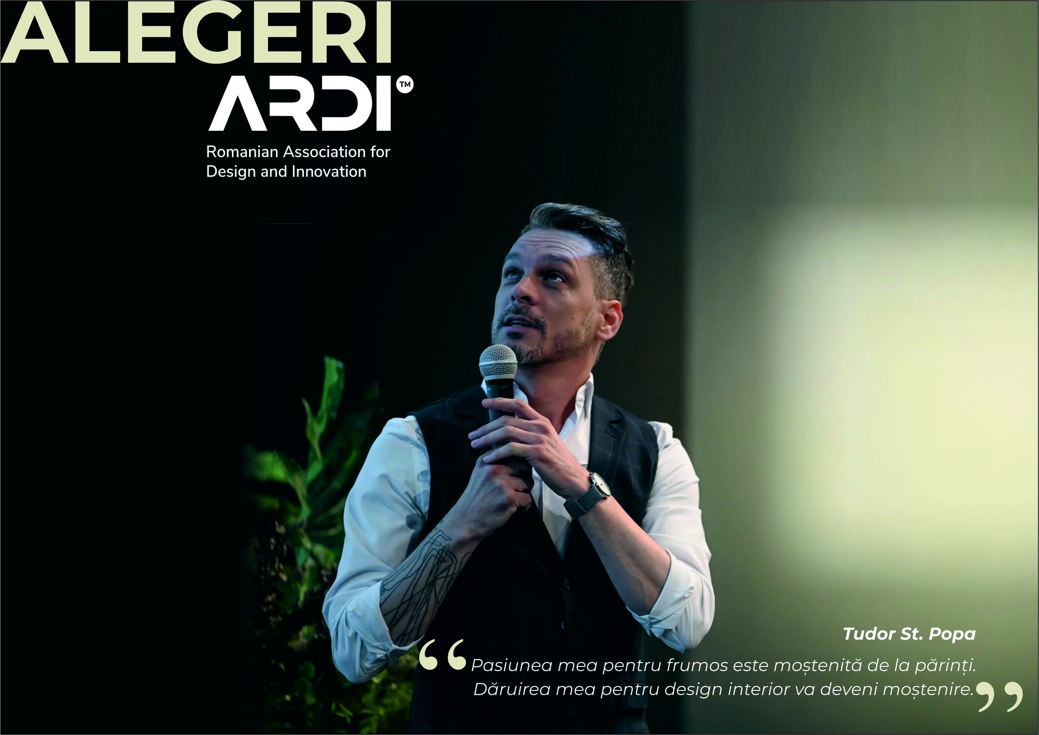 Sibianul Tudor St. Popa a fost ales președintele Asociației Române pentru Design și Inovație - Filiala Sibiu
