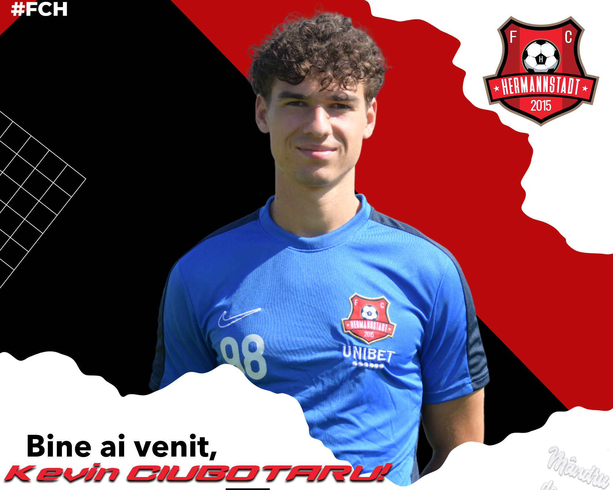 Fundașul Kevin Ciubotaru de la FC Hermannstadt, convocat de Mircea Lucescu la echipa națională a României