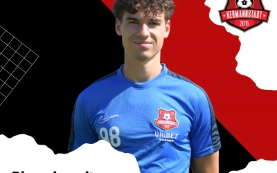 Fundașul Kevin Ciubotaru de la FC Hermannstadt, convocat de Mircea Lucescu la echipa națională a României